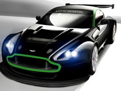 Aston Martin on Aston Martin Vantage Gt2  British Racing Green Noch Gr  Ner   Aston