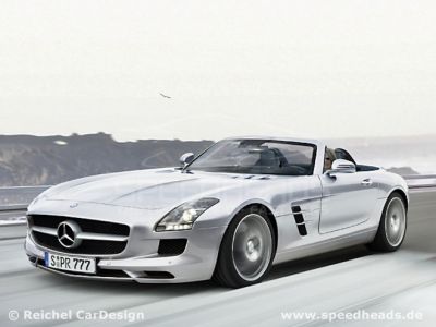 Mercedes SLS AMG Roadster Der offene Supersportwagen kommt 2011